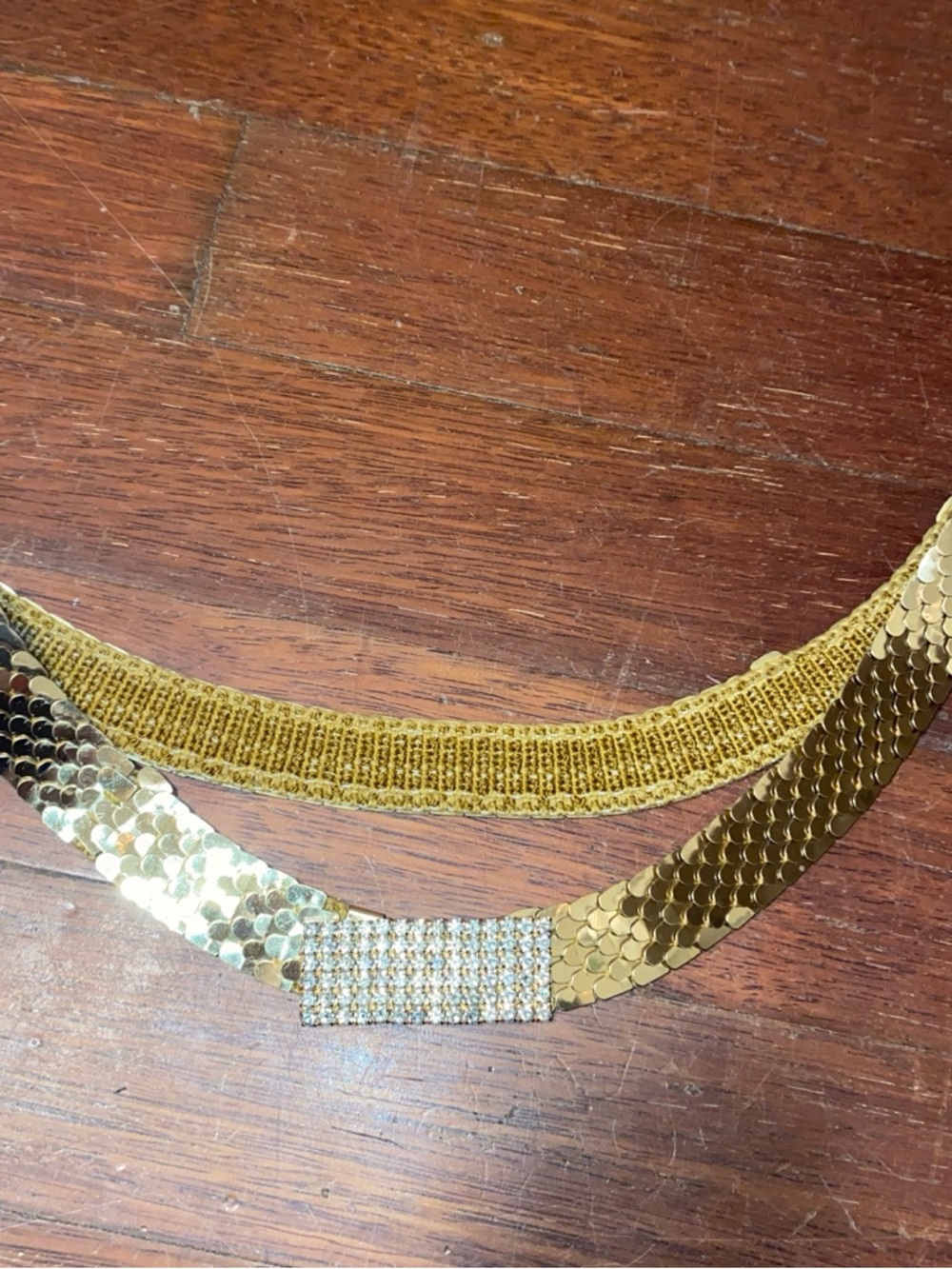 Gold Sequin Statement costume belt